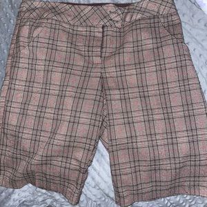 Plaid shorts